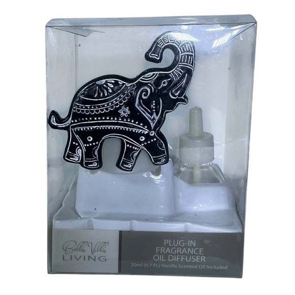 Bella Villa Living Elephant Fragrance Oil Diffuser Black and White - Picture 15 of 15